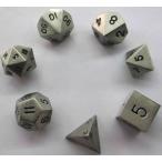 [メタリックダイスゲーム]Metallic Dice Games Metal Dice Polyhedral Set of 7 die Antiqu