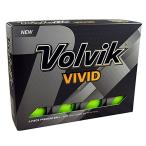 Volvik(ボルビック) ゴルフボール Vivid Vivid (ビビッド) ゴルフボールソフトフィーリング 3ピース構造 日本未発売 (1ダース