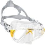 Cressi Masque de 2 Freediving Nano Transparent Jaune