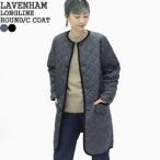 ショッピングラベンハム [クーポンで15%OFF]ラベンハム/LAVENHAM ロングラインラウンドカラーコート イブシャム ノーカラーキルティングコート SLJ2106B レディース