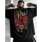 メンズ 純綿ラウンドネック半袖Tシャツ クラシックシ