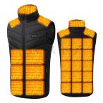 ヒーター付きベスト 電熱ベスト【26箇所発熱 4つスイッチで前後独立温度制御】10000mAh/20000mAhバッテリー選択可能 3段階温度調節 ヒートベスト 電熱ジャケット