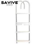 アルミラダーステップ 4段 ボート小型船舶 船用品 ブレジャボート 船外機 ハシゴ SAVIVE