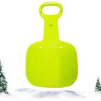 そり用スノーソーサー 子供 ハンドル付き折りたたみ式 屋外冬ソーサー雪そり | ダウンヒル キッズ スノーソリ ソーサー サンドスライダー キッズ ウィンター