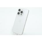 [中古]SIMフリー Apple iPhone15 Pro 128GB ホワイトチタニウム A3101 MTU83J/A
