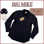 BIG MIKE ビッグマイク 復刻 長袖 無地 ヘビーネルシャツ 102235205
