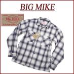 ショッピングネルシャツ BIG MIKE ビッグマイク 復刻 オンブレチェック 長袖 ライトネルシャツ 102315000