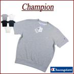 ショッピングチャンピオン Champion チャンピオン ベーシック USAコットン ワンポイント刺繍 半袖 無地 スウェットシャツ C3-X013