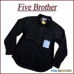 FIVE BROTHER ファイブブラザー 長袖 無地 コーデュロイシャツ 152193C