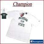 Champion チャンピオン × MICHIGAN ミシガン州立大学 コラボ USA製 カレッジプリント 半袖 Tシャツ C5-Z305