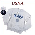 USNA NAVY принт тяжелый to длинный рукав спортивная фуфайка NAVY-004