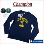 Champion チャンピオン トリコロールタグ USAコットン カレッジプリント ロンT C3-B410