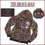 THE BRAVE-MAN × BETTY BOOP ザ・ブレイブマン × ベティ・ブープ コラボ ヒョウ柄 ジップパーカー ジャケット BBB-2140