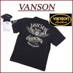 VANSON バンソン フライング スター刺繍 半袖 ポロシャツ NVPS-2301