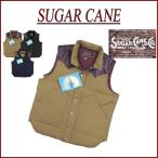 SUGAR CANE シュガーケーン 60/40クロス レザーヨーク ダウンベスト SC12340