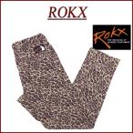 ROKX ロックス ヒョウ柄 コットンストレッチ ストリートパンツ クライミングパンツ RXMF201103