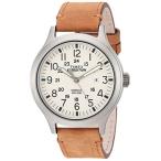 Timex Men's TW4B06500 Expedition Scout 43 Tan/Natural Leather Strap Watch