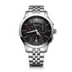 Victorinox Men's Alliance Swiss-Quartz Watch with Stainless-Steel Strap, Silver, 21 (Model: 241745)