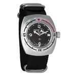 Vostok Amphibian Automatic Mens Wristwatch Self-Winding Military Diver Amphibia Case Wrist Watch #090634 Scuba Dude (Black)