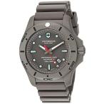 Victorinox Swiss Army Men's I.N.O.X. Titanium Swiss-Quartz Diving Watch with Rubber Strap, Grey, 22.5 (Model: 241810)