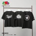 ショッピングレディ 夏 【FRUIT OF THE LOOM】”BLACK　PRINT”　S/S TEE/全3色 トップス Tシャツ 春 夏 カジュアル おしゃれ かわいい フルーツ ロゴ メンズ レディース ユニセックス