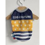  новый товар с биркой *Coo Couture Koo kchu-ru прохладный прохладный плюс tops обычная цена 3,800 сделано в Японии собака одежда собака одежда S темно-синий orange 6449777