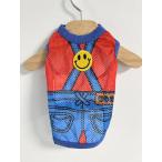 Coo Couture Koo kchu-ru tops Smile Denim комбинезон рисунок сделано в Японии собака одежда собака одежда S Red Bull - сетка материалы 6449867