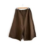 Y's wise хлопок широкий брюки сделано в Японии Yohji Yamamoto гаучо брюки 2 M Brown хлопок 100% женский 6463538