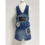 1 mile walkies one миля War ключ z сарафан собака одежда собака одежда SS Denim голубой стрейч материалы бок . кнопка 6471001