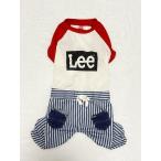PET PARADISE домашнее животное pala кости Lee Lee детский комбинезон la gran футболка Denim полоса красный белый собака одежда собака одежда 6471023