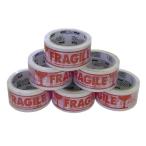 パッキングテープ FRAGILE PPT-1 6巻 5cm×50m