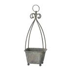  железный висячий pot hang квадратное pot низ дыра есть ножек есть 