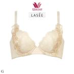 ワコール LASEE【ラゼ】着やせすっきりブラ BFA435 3/4カップブラ Gカップ