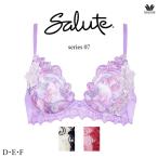 ショッピングサルート ワコール サルート 07G ブラジャー BTJ407 3/4カップワイヤー VIVA LINEブラ  DEFカップ