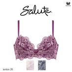 ワコール サルート 20G ブラジャー BTJ720 3/4カップワイヤー リボンブラ BCカップ