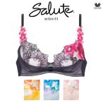 ワコール サルート 61G ブラジャー BTJ761 3/4カップワイヤー リボンブラ Gカップ