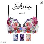 ショッピングサルート ワコール サルート 60G ブラジャー BTJ460 3/4カップワイヤー (P-upタイプ) D・E・Fカップ