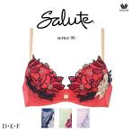 ワコール サルート 96G ブラジャー BTJ796 3/4カップワイヤー (リボンブラ) DEFカップ