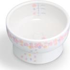 猫壱 猫用 食器 脚付ウォーターボウル レギュラーsakura2026 電子レンジ可 食事