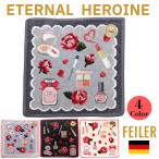 フェイラー ハンカチ 正規品 エターナルヒロイン 【FEILER】 ETERNAL HEROINE シルバーグレー、 ペールブルー、 ブラック、 ペールアプリコット、 25cm × 25cm