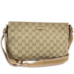 GUCCI ショルダーバッグ ベージュ GGキャンバス 189749