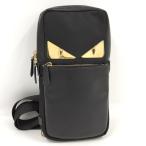 [ б/у ]FENDI сумка "body" bagz Monstar нейлон черный 7VZ033