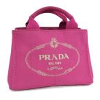 PRADA トートバッグ カナパ キャンバス ピンク BN2439