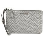 MIUMIU список let сумка клатч кожа серебряный 5NH811