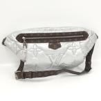 [ б/у ]LOUIS VUITTON LV pillow maxi bam сумка сумка-пояс утилизация металлик нейлон серебряный монограмма M20971