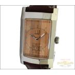 ダンヒル ダンヒリオン メンズ腕時計/ボーイズ腕時計 SS×レザー クオーツ サーモンピンク文字盤 スモールセコンド