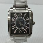 【中古】サントノーレ Manhattan レディース腕時計 クォーツ SS ブラック文字盤 SN7221051NYFB 722105.1-F13 [jggW]