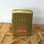 ショッピングzippo ZIPPO オイルライター Supreme シュプリーム コラボ ライター ダイヤモンドカット ゴールド メタル [jgg]