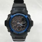 CASIO G-SHOCK хронограф AW-591 мужской кварц черный циферблат голубой [jgg]