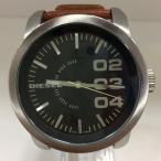 Yahoo! Yahoo!ショッピング(ヤフー ショッピング)【中古】ディーゼル メンズ腕時計 DZ-1513 クオーツ SS/レザー ブラック文字盤[jggW]